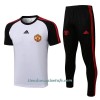 Camiseta De Entrenamiento Manchester United 2022-23 Blanco Negro - Hombre